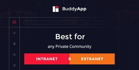 BuddyApp – Mobile First Community Theme