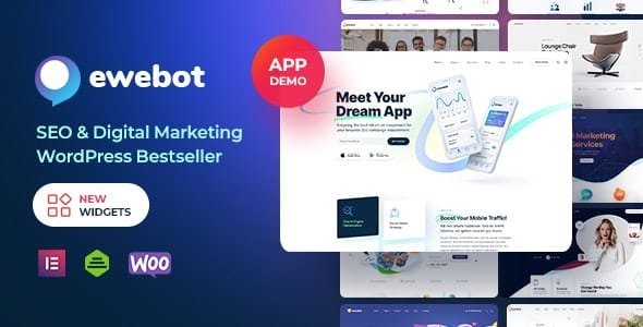 Ewebot Marketing SEO Digital Agency Wordpress Theme