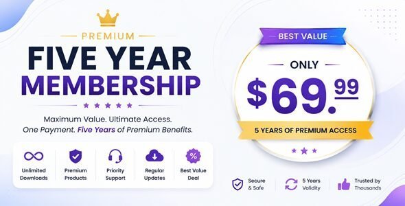 Premium-Five-Year-Membership