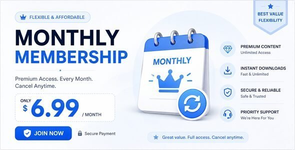 Premium-Monthly-Membership