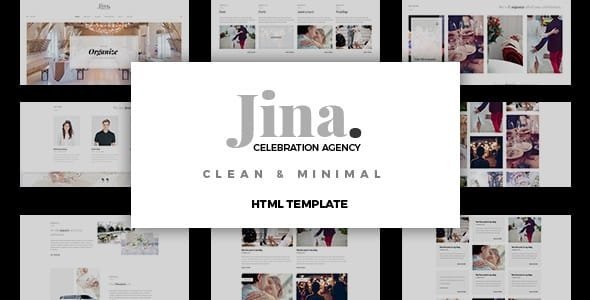Jina - Celebration Agency WordPress Theme