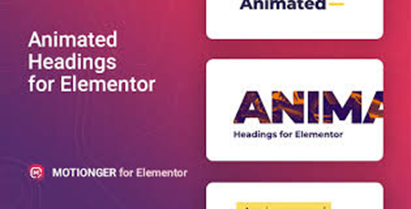 Motionger – Animated Heading For Elementor WP Plugin Motionger – Animated Heading For Elementor WP Plugin