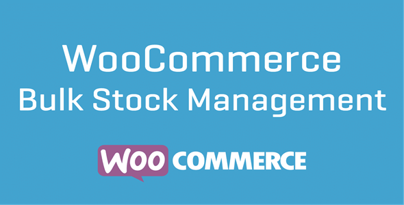 Bulk Stock Management for WooCommerce