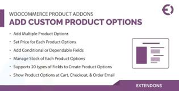 Custom Product Addons for WooCommerce