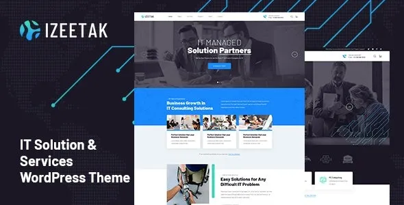 Izeetak – IT Solutions and Services WP Theme
