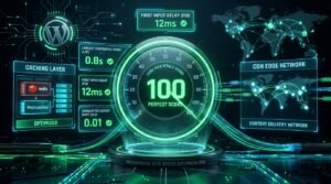 WordPress Core Web Vitals 100 performance score and caching plugins optimization