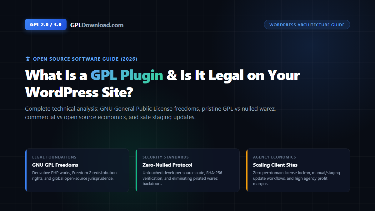 What is a gpl plugin and is it legal to use on your wordpress site guide 2026