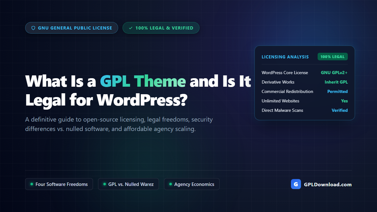 What is a GPL theme and is it legal open source licensing guide