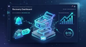 Best WooCommerce abandoned cart recovery plugins dashboard and conversion recovery funnel